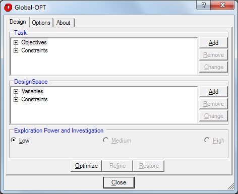 Global-OPT Dialog graphic