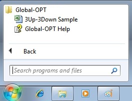 Global-OPT Start Menu graphic